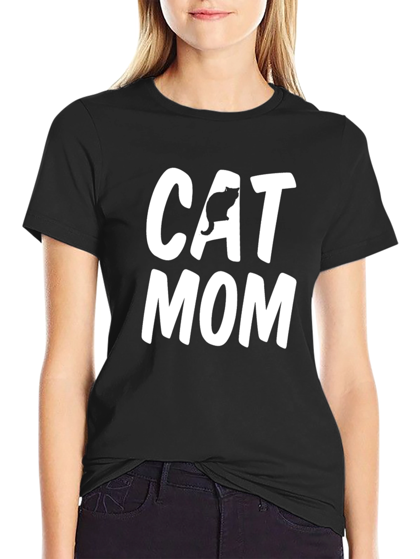 Cat Mom Graphic T-Shirt
