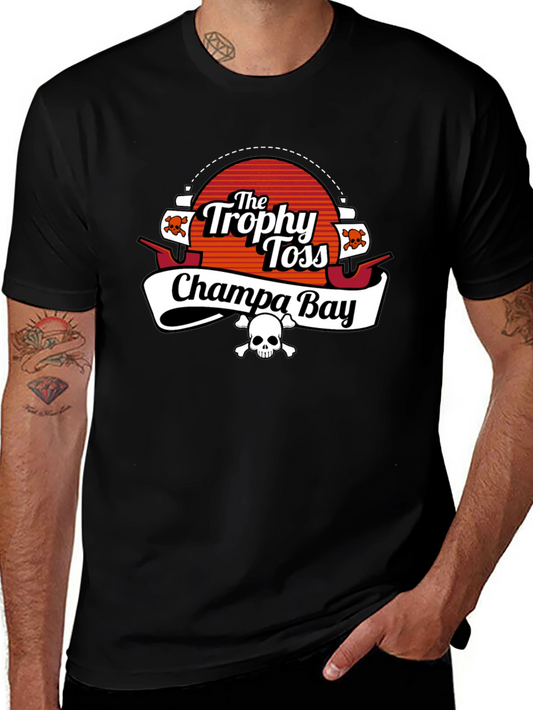 The Trophy Toss Champa Bay Black T-Shirt