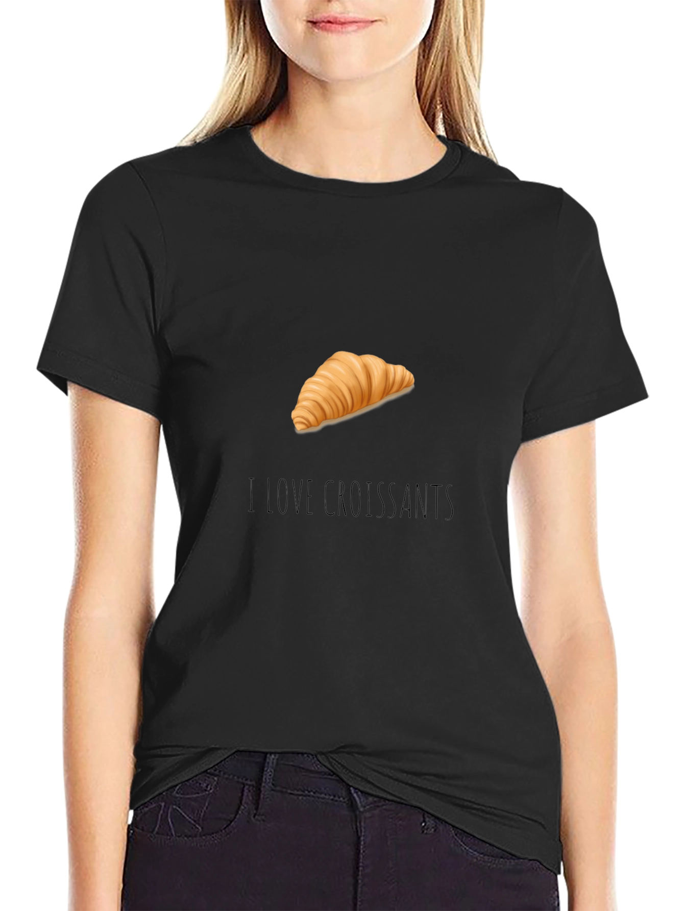 I Love Croissants Graphic T-Shirt