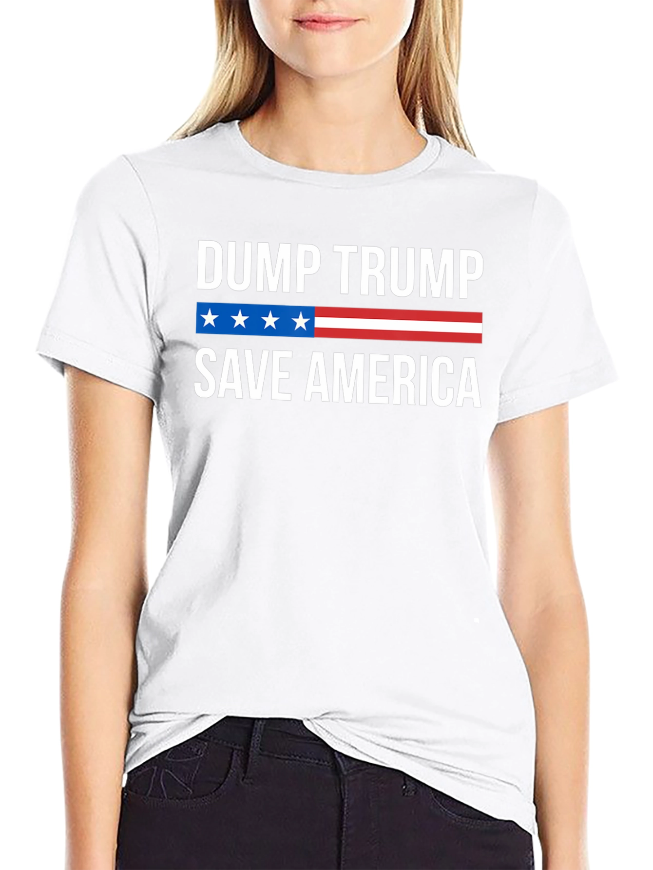 Dump Trump Save America Graphic Tee