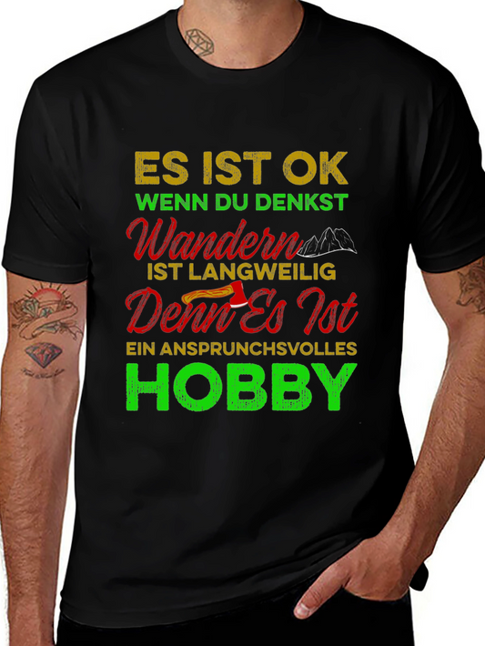 Hiking Hobby Graphic T-Shirt