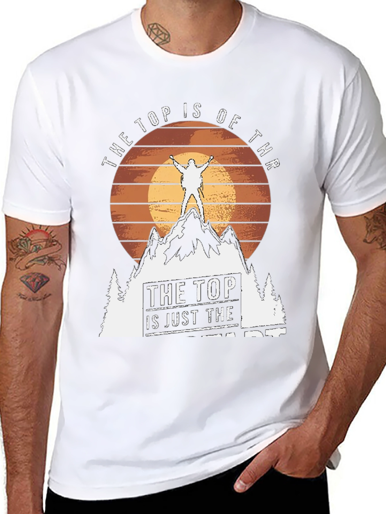 The Top Is Of Thr T-Shirt Mountain Adventure