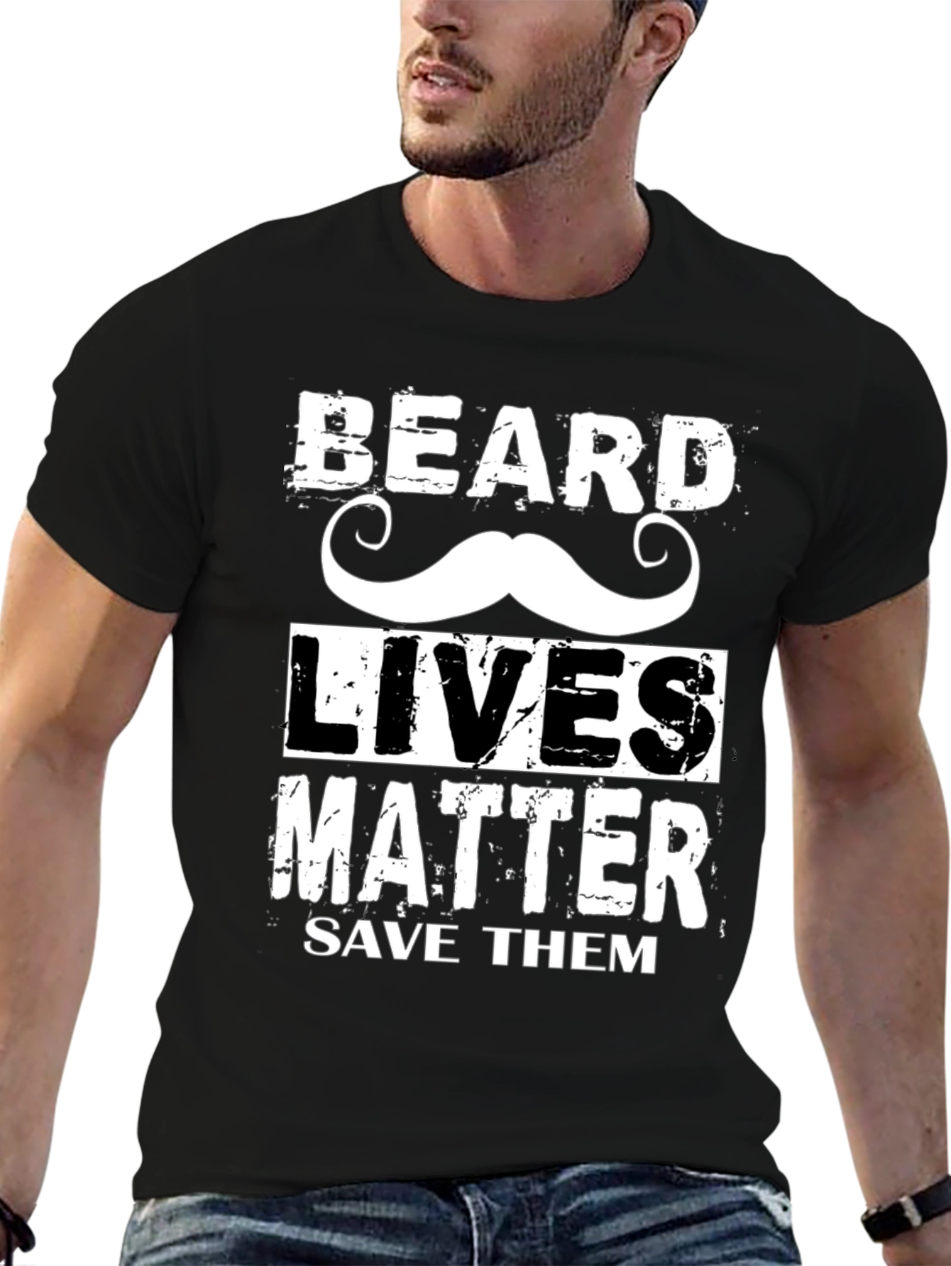 Beard Lives Matter Graphic T-Shirt