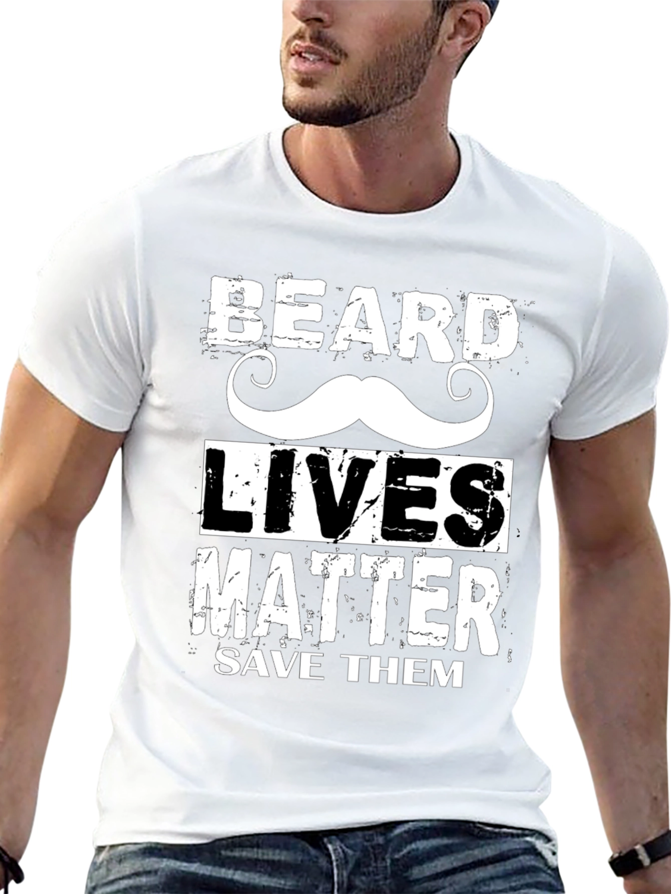 Beard Lives Matter Graphic T-Shirt