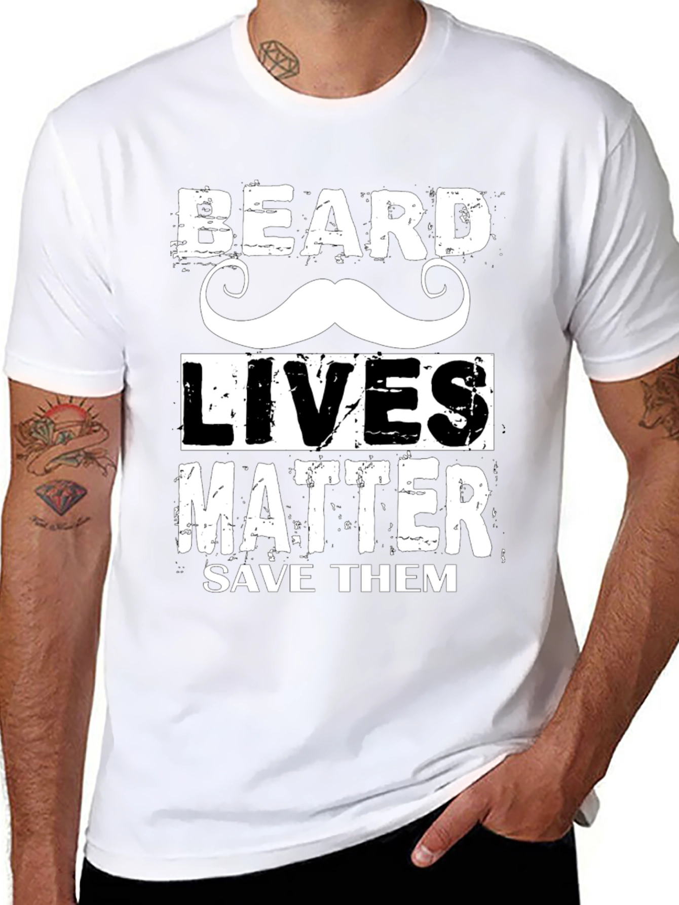 Beard Lives Matter Graphic T-Shirt