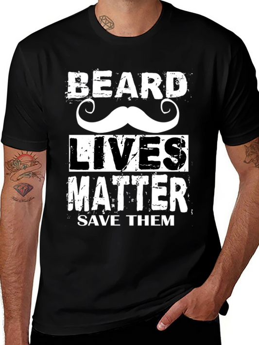 Beard Lives Matter Graphic T-Shirt
