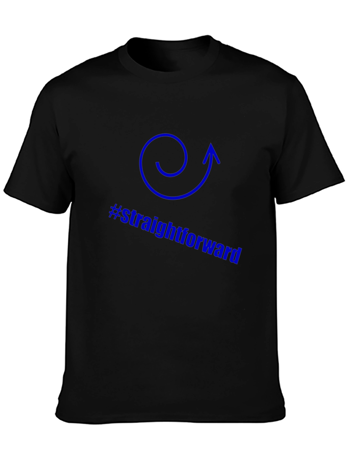 Straightforward Direction T-Shirt - Black