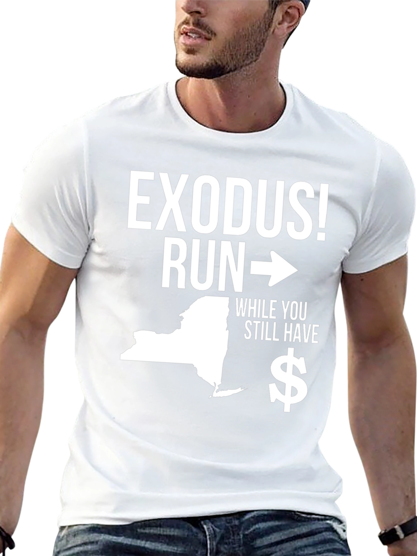 Exodus! Run - New York State Graphic T-Shirt