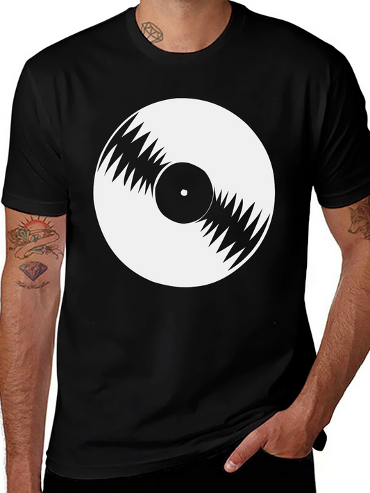 Retro Vinyl Record Graphic T-Shirt