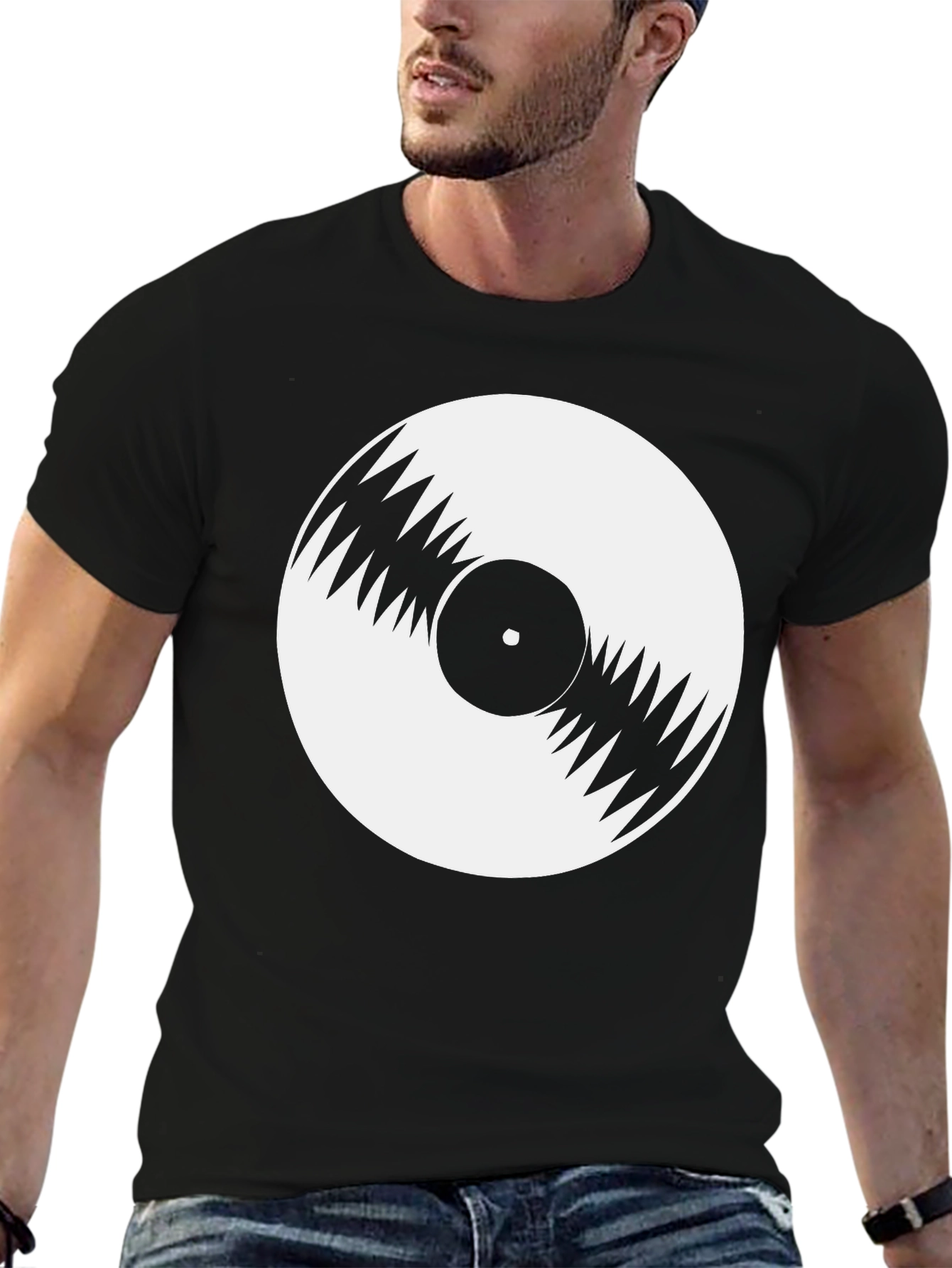 Retro Vinyl Record Graphic T-Shirt