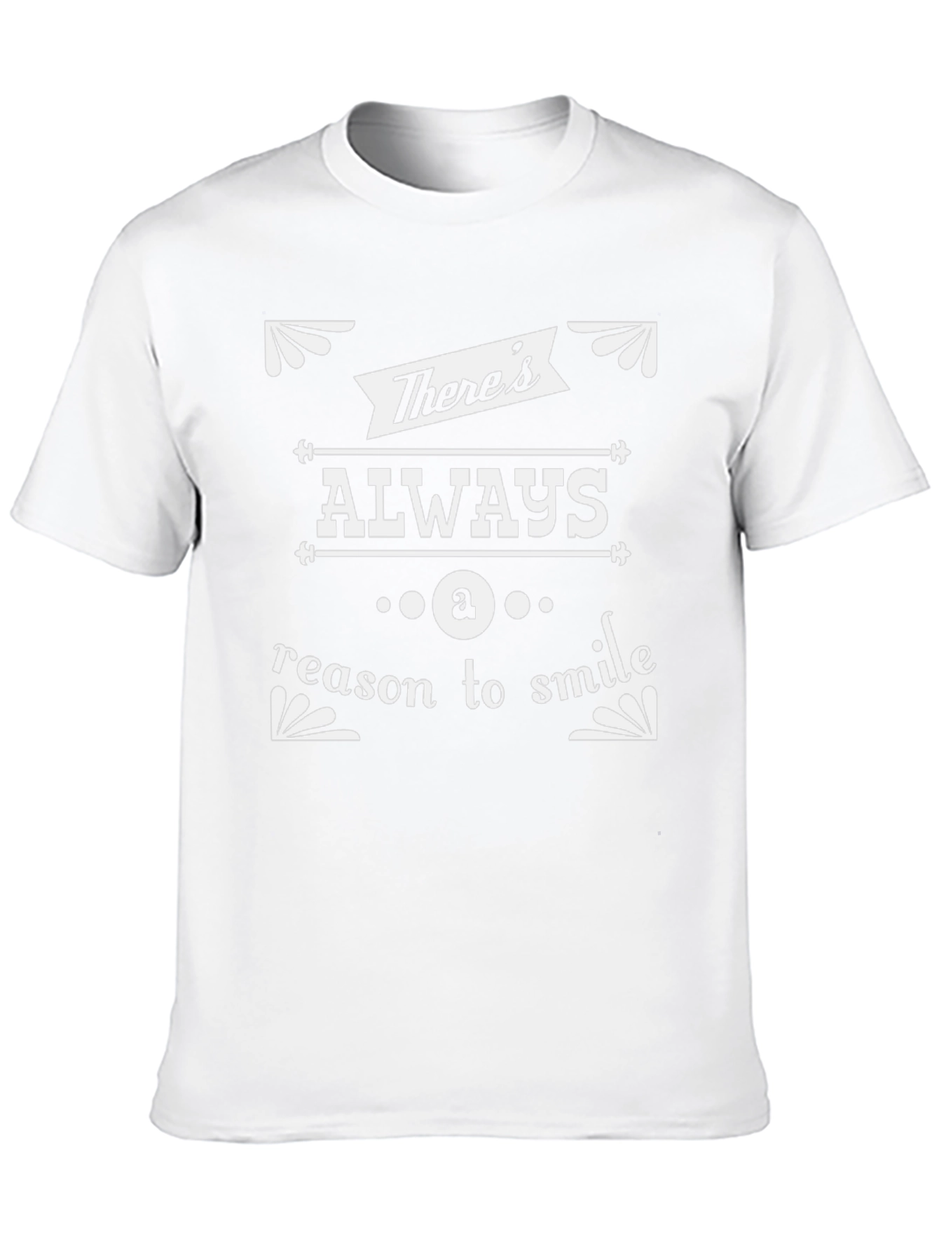 Always a Reason to Smile Black Graphic Tee