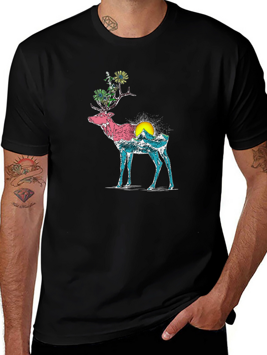 Nature Deer Graphic Tee