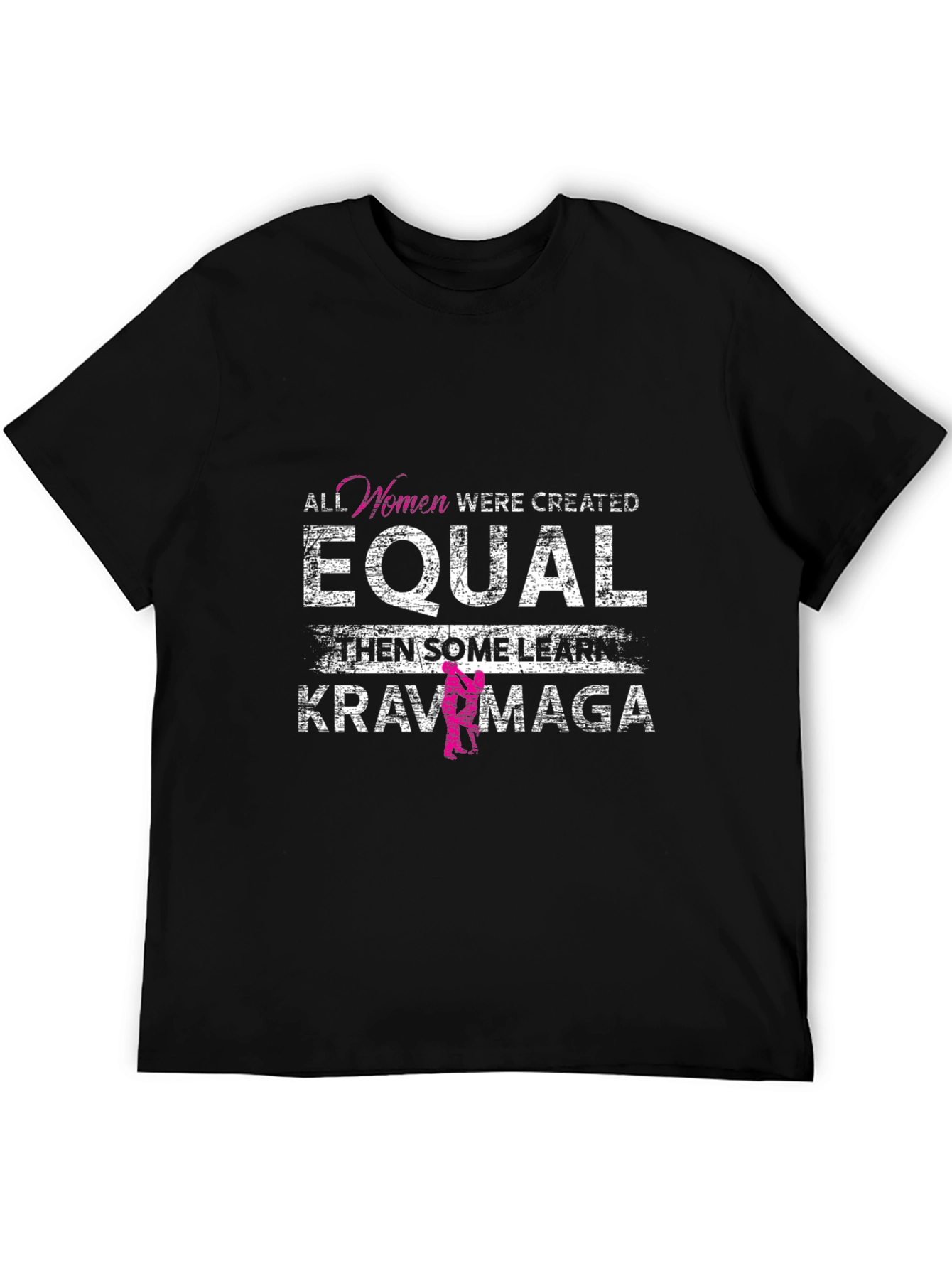 Equal Krav Maga Womens Black T-Shirt
