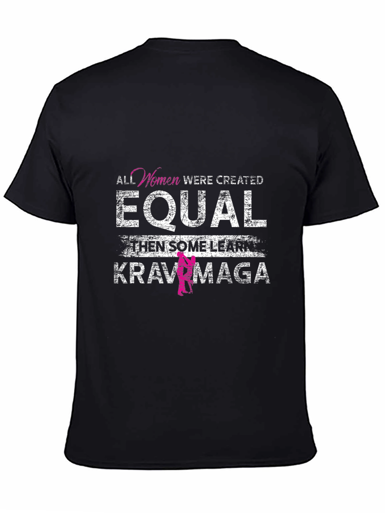 Equal Krav Maga Womens Black T-Shirt