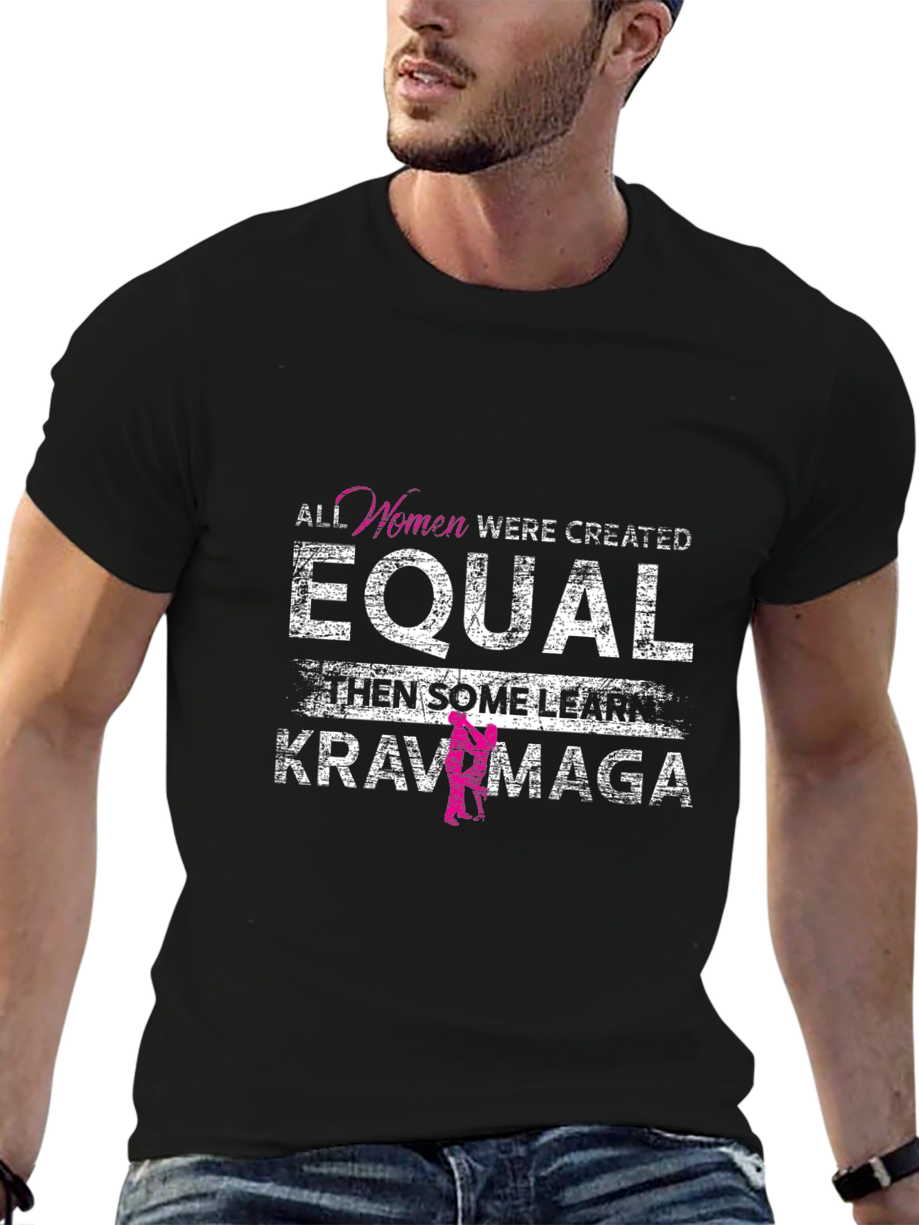 Equal Krav Maga Womens Black T-Shirt