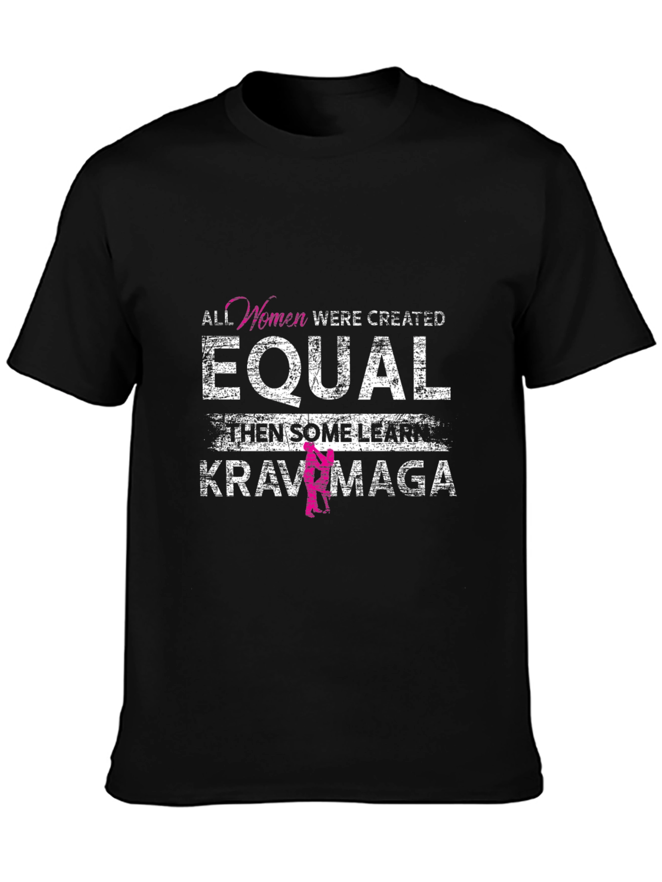 Equal Krav Maga Womens Black T-Shirt
