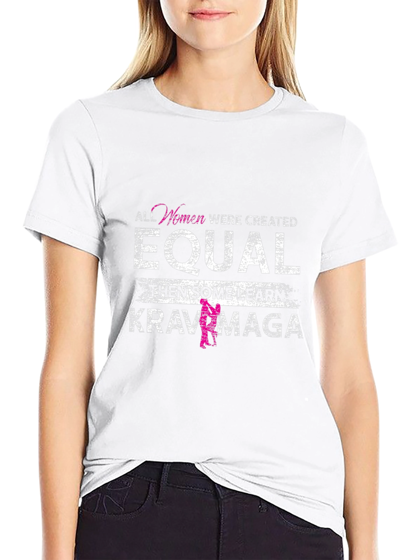 Equal Krav Maga Womens Black T-Shirt
