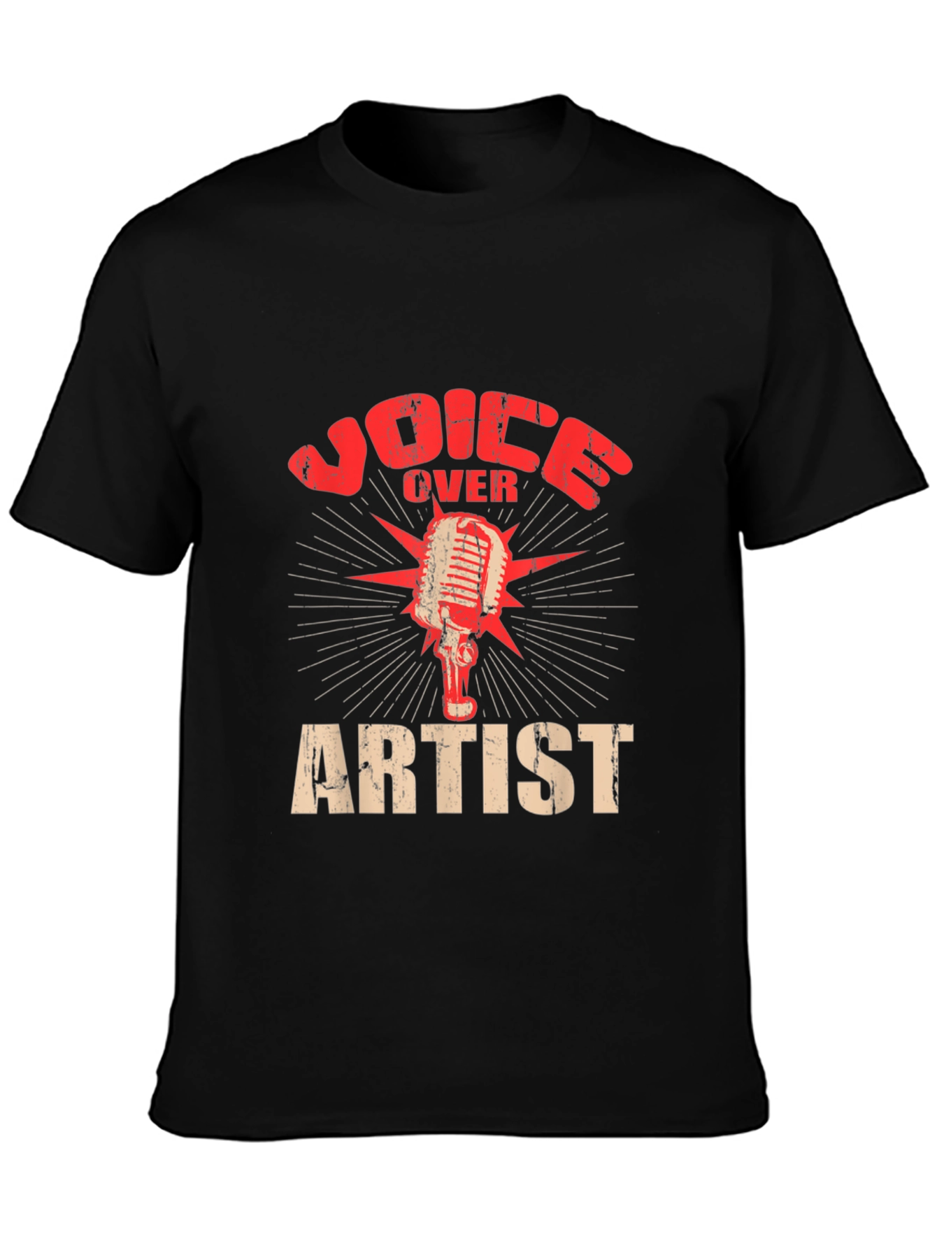 Voice Over Artist Black T-Shirt