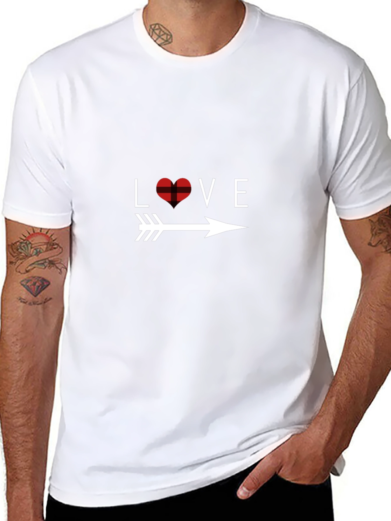 Love Arrow Graphic T-Shirt - Valentines Day Edition