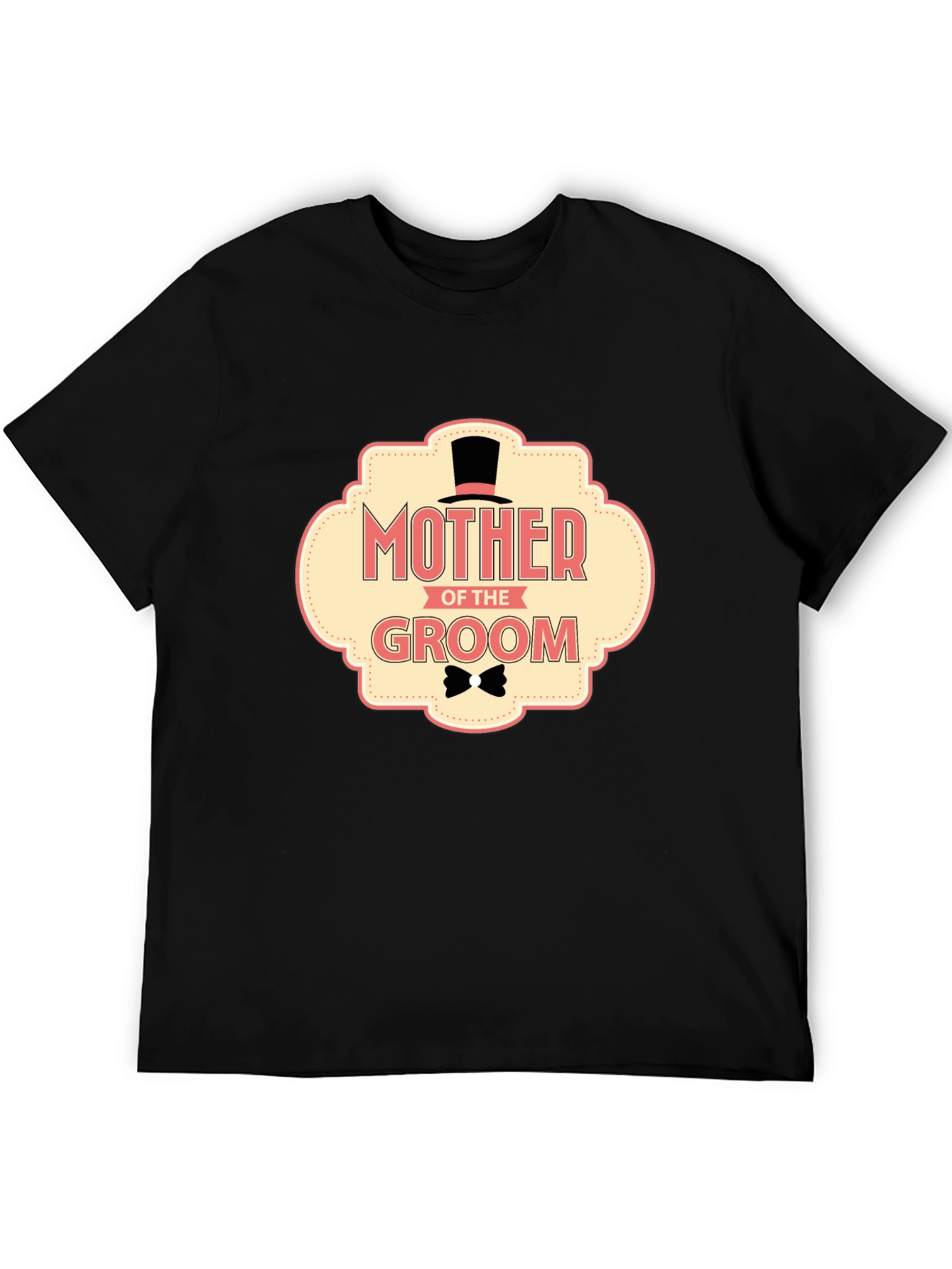 Mother of the Groom T-Shirt Black Wedding Tee