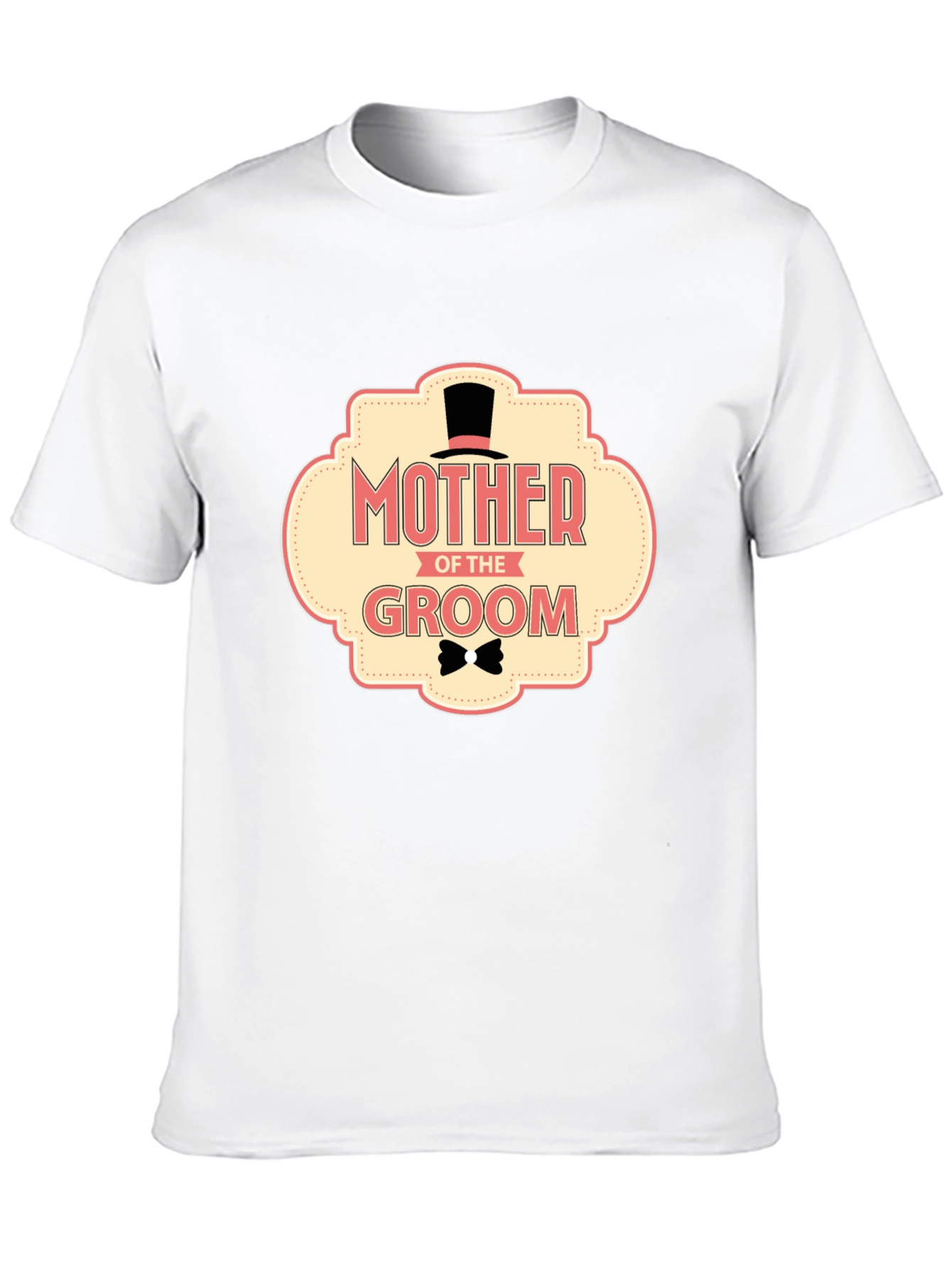 Mother of the Groom T-Shirt Black Wedding Tee