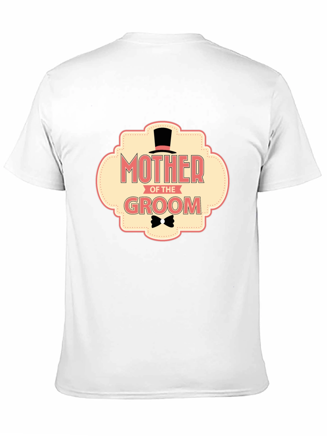 Mother of the Groom T-Shirt Black Wedding Tee