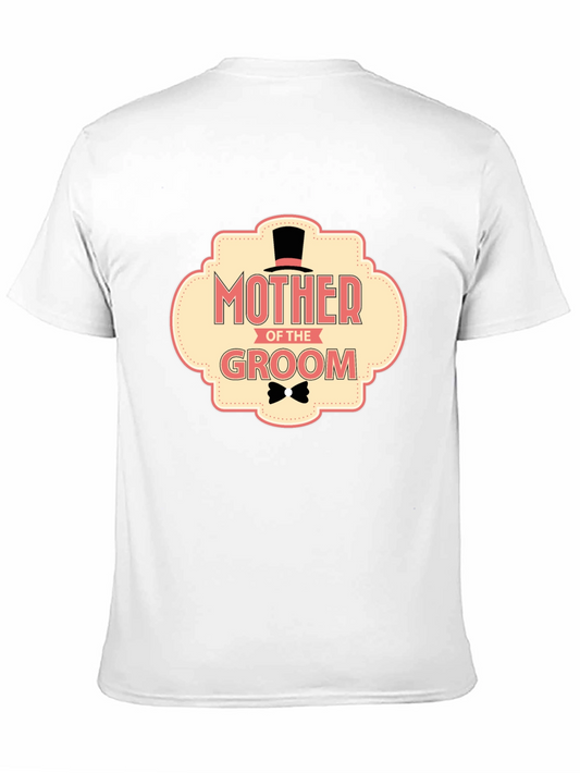 Mother of the Groom T-Shirt Black Wedding Tee