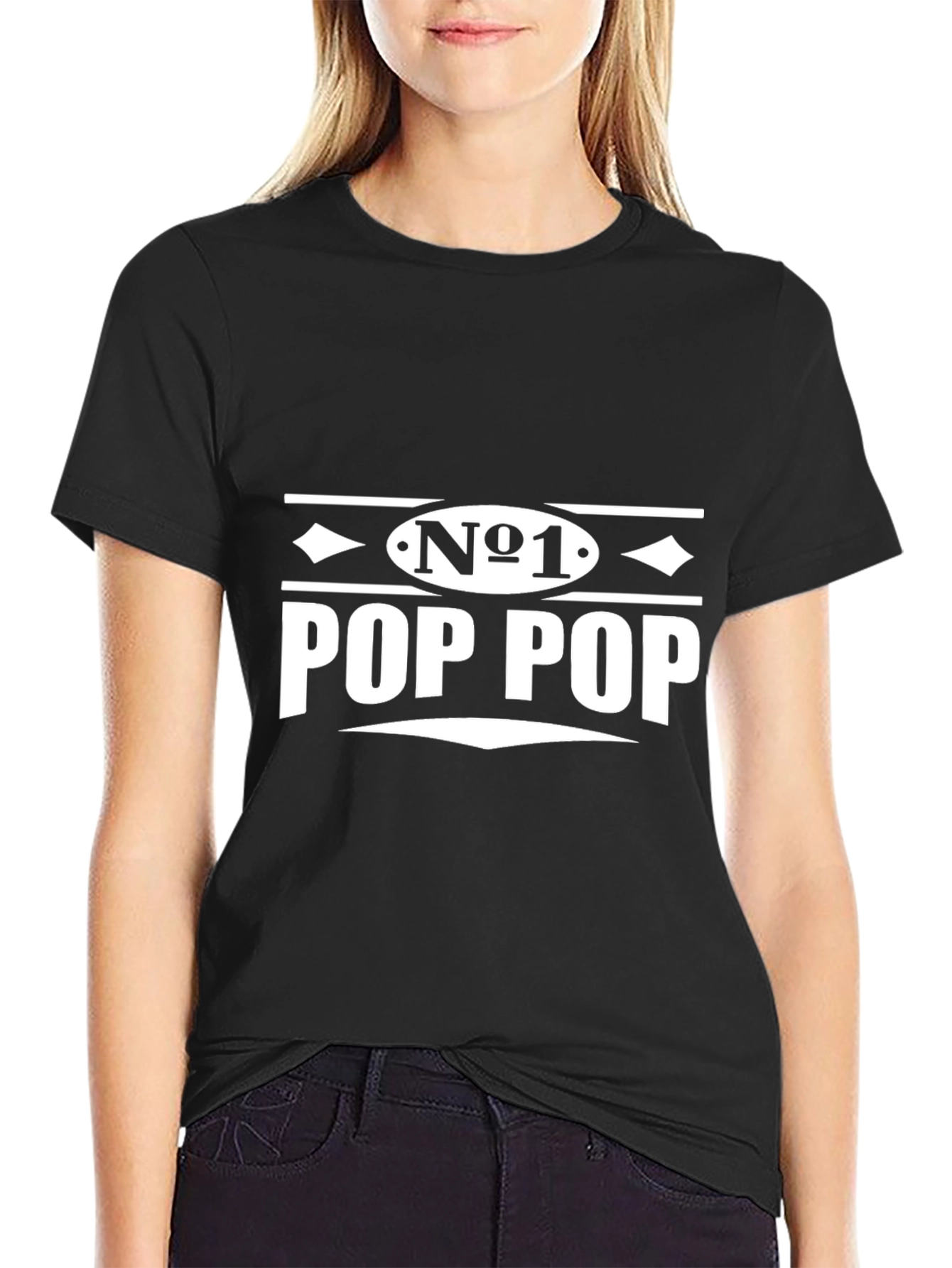 Number One Pop Pop T-Shirt - Grandfather Gift