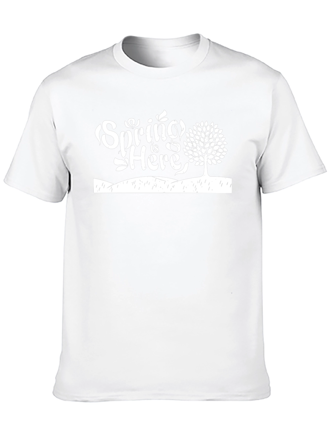 Spring is Here Graphic Tee - Black T-Shirt