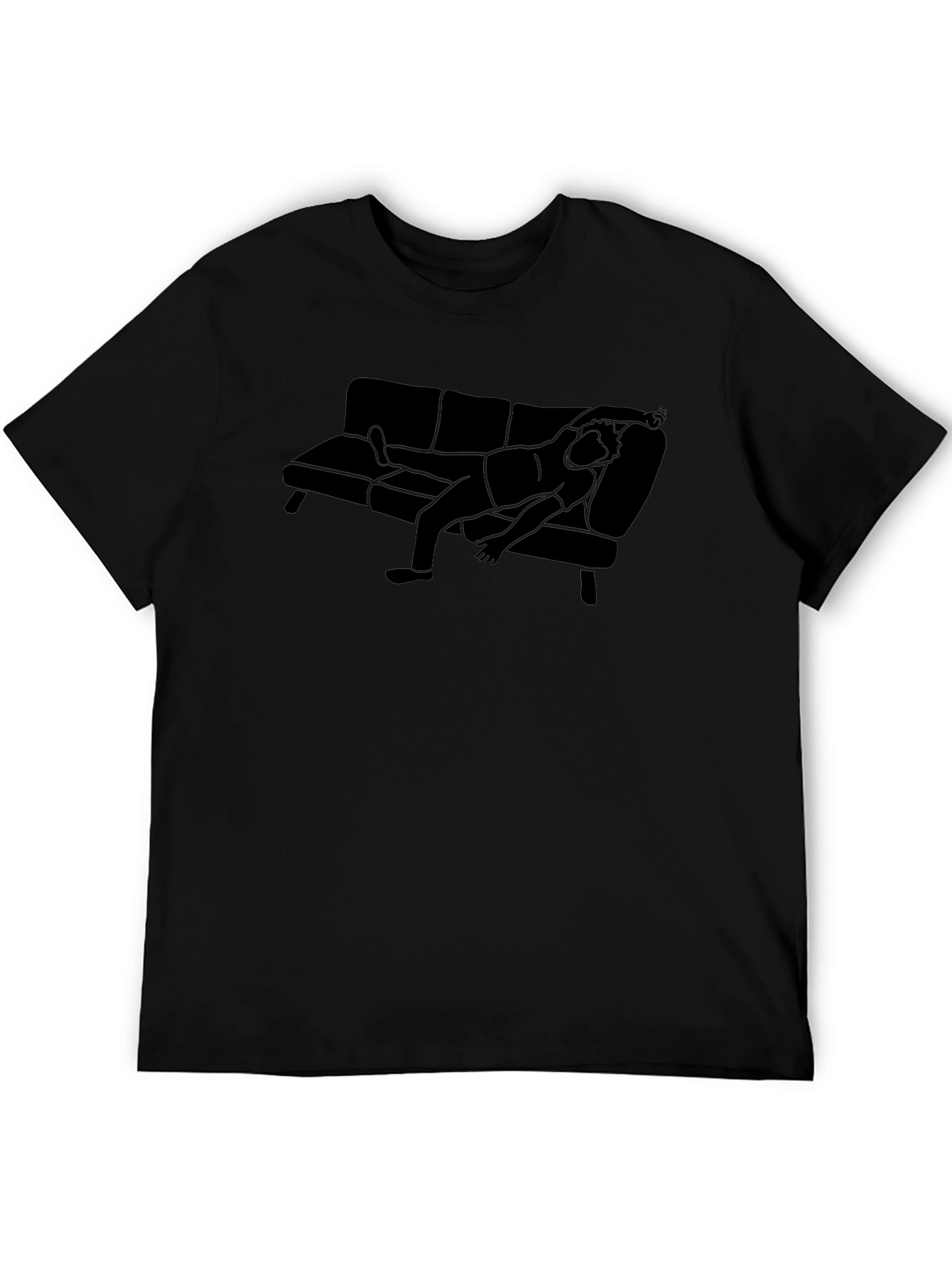 Couch Potato T-Shirt - Relaxed Lounger Design