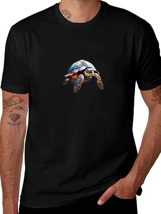 Turtle Graphic Black T-Shirt