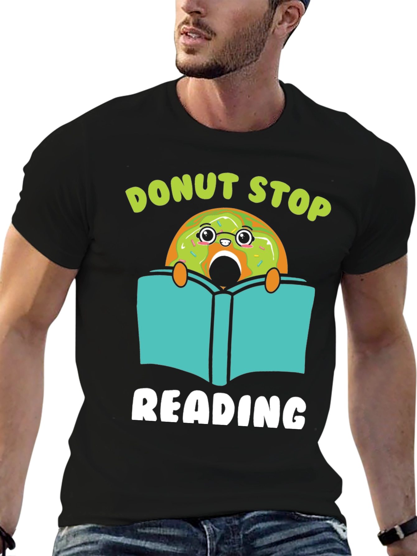 Donut Stop Reading Graphic Tee