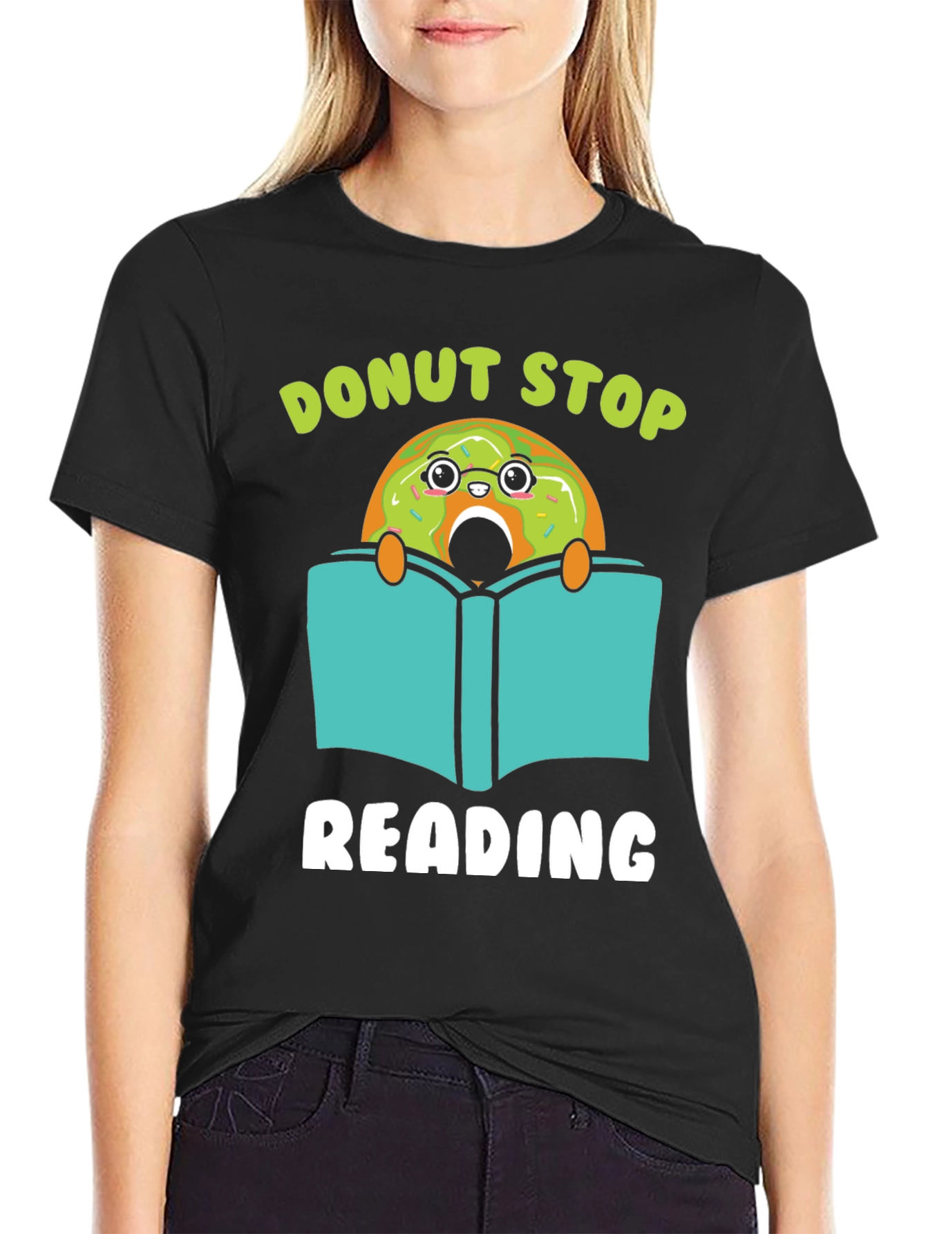 Donut Stop Reading Graphic Tee