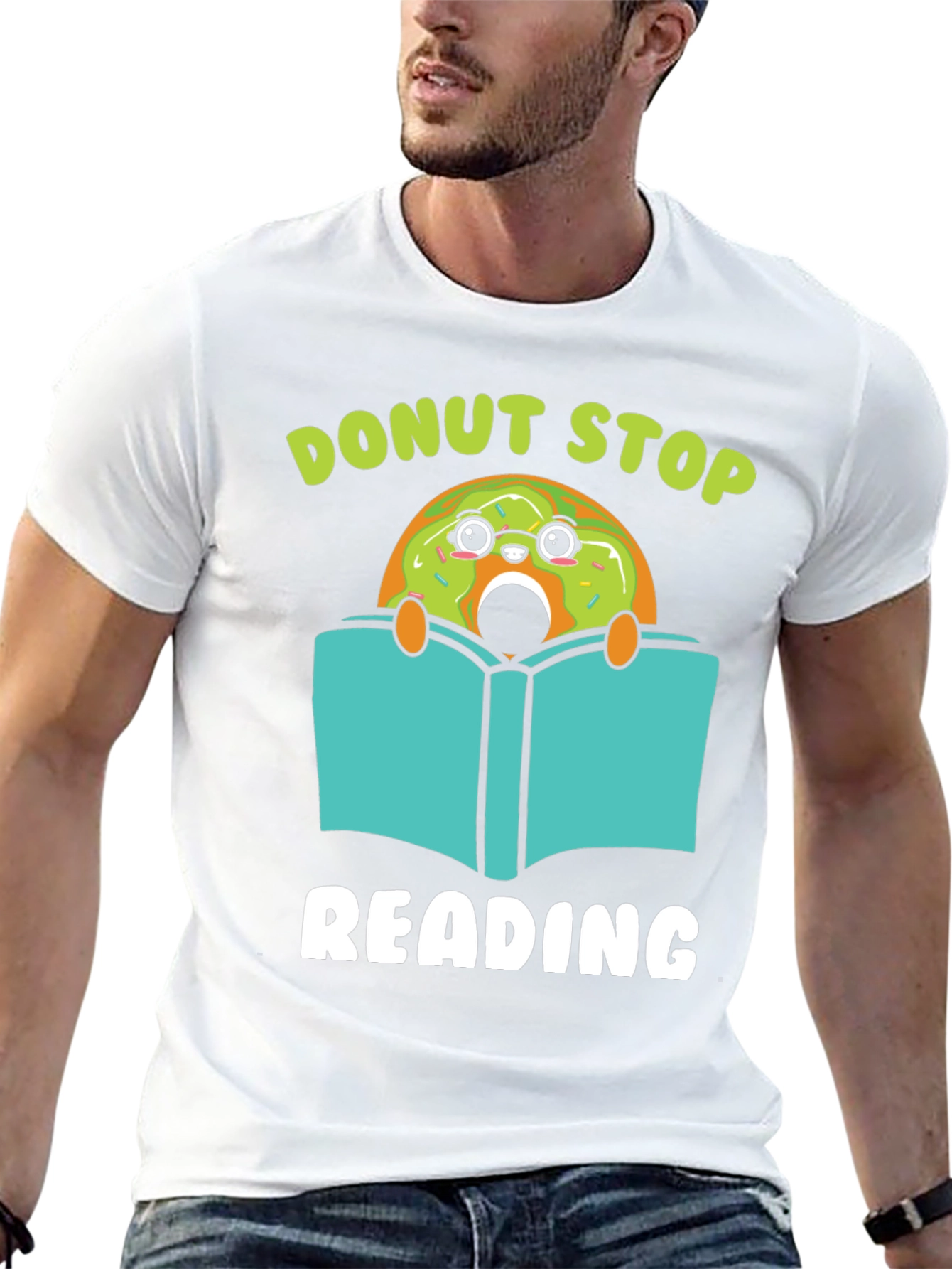 Donut Stop Reading Graphic Tee