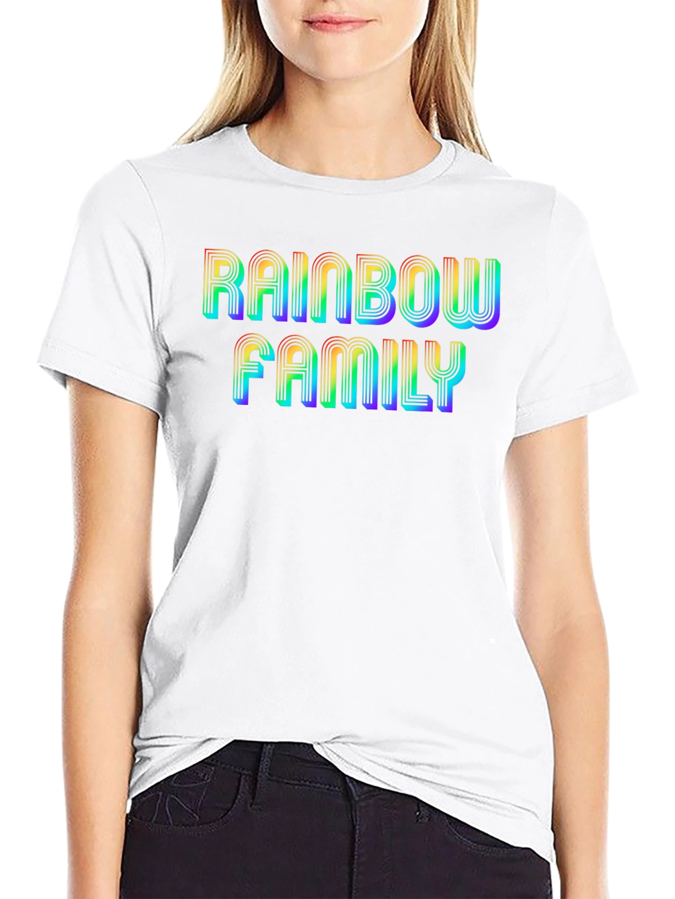 Rainbow Family Graphic Tee - Pride Apparel