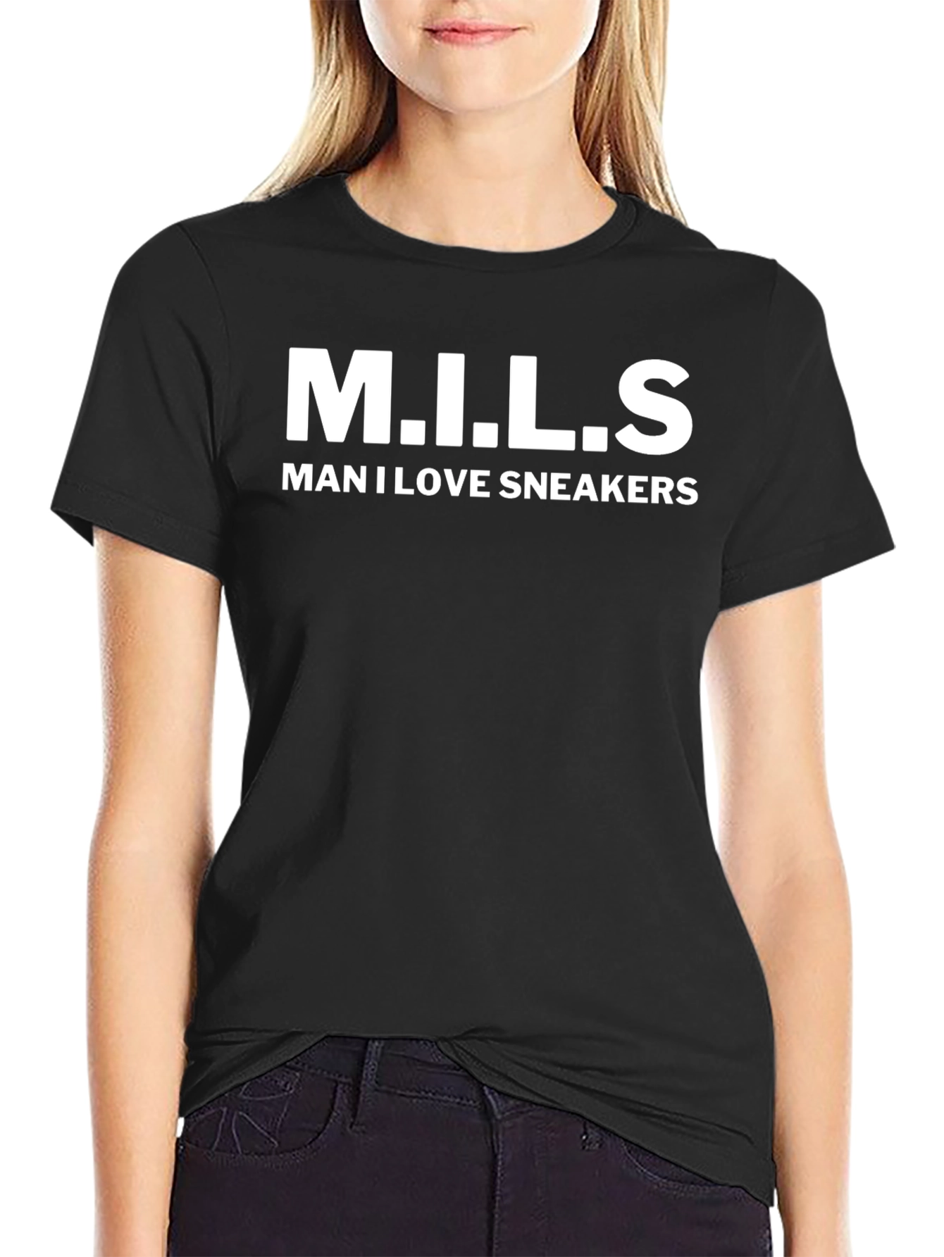 M.I.L.S Man I Love Sneakers Graphic T-Shirt