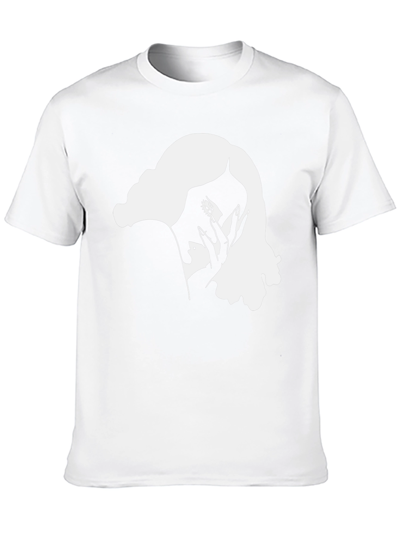 Mystic Woman Graphic Tee - Black Cotton T-Shirt