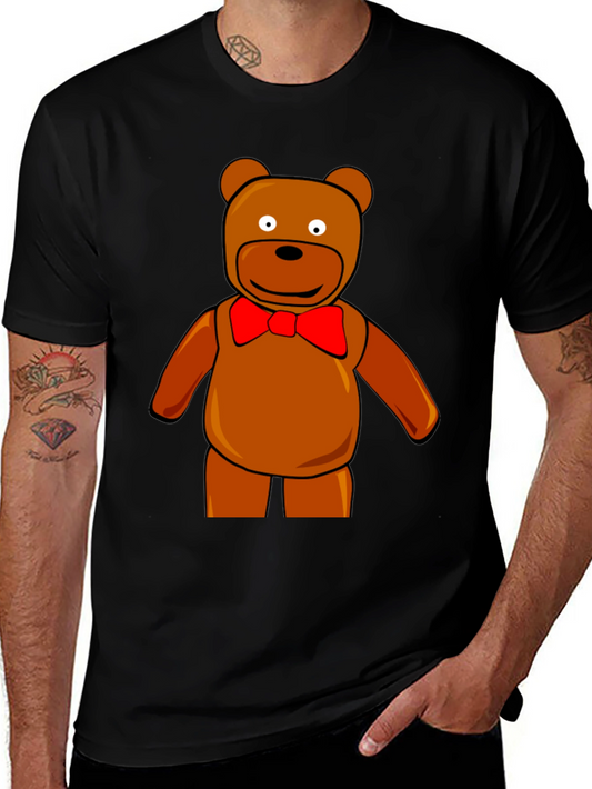 Teddy Bear Graphic Tee - Fun Cartoon Bear T-Shirt
