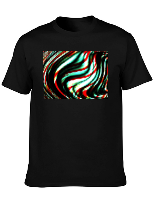 Abstract Swirl Graphic T-Shirt