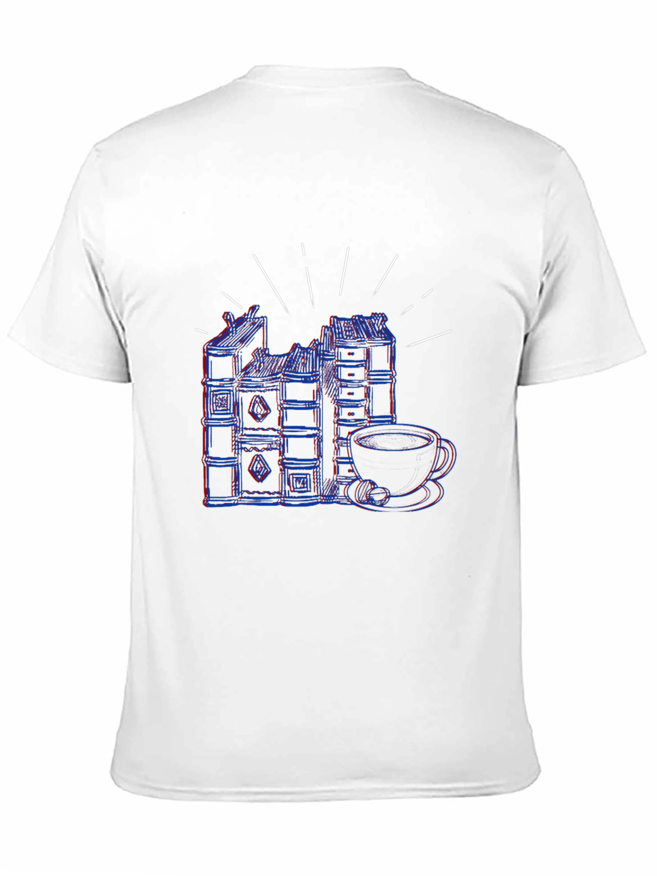 Retro Books and Coffee T-Shirt