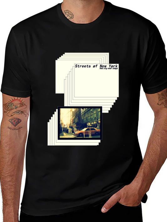 Streets of New York Graphic Print T-Shirt