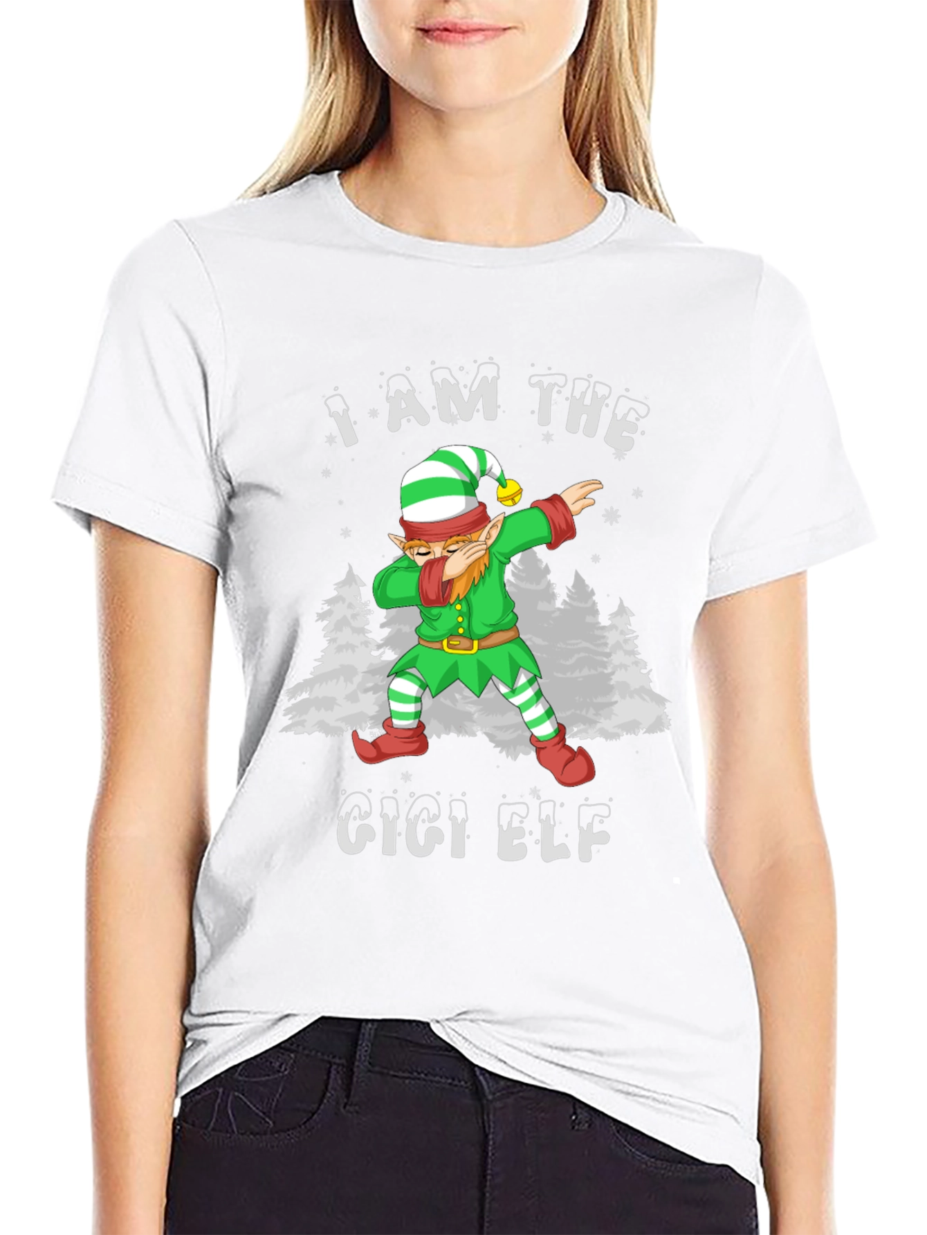 I am the Gigi Elf T-Shirt - Christmas Dab