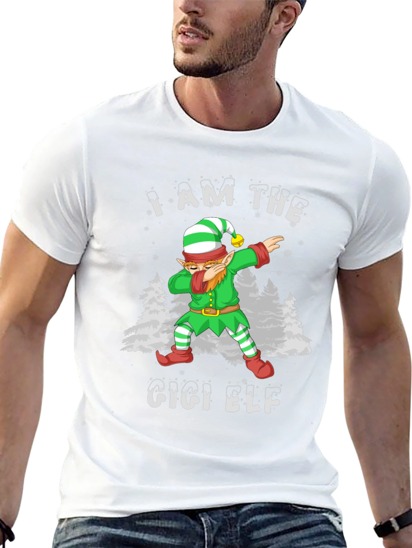 I am the Gigi Elf T-Shirt - Christmas Dab