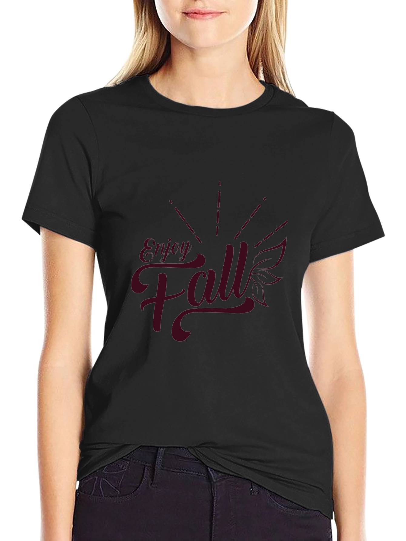 Enjoy Fall Graphic Tee - Autumn Comfort