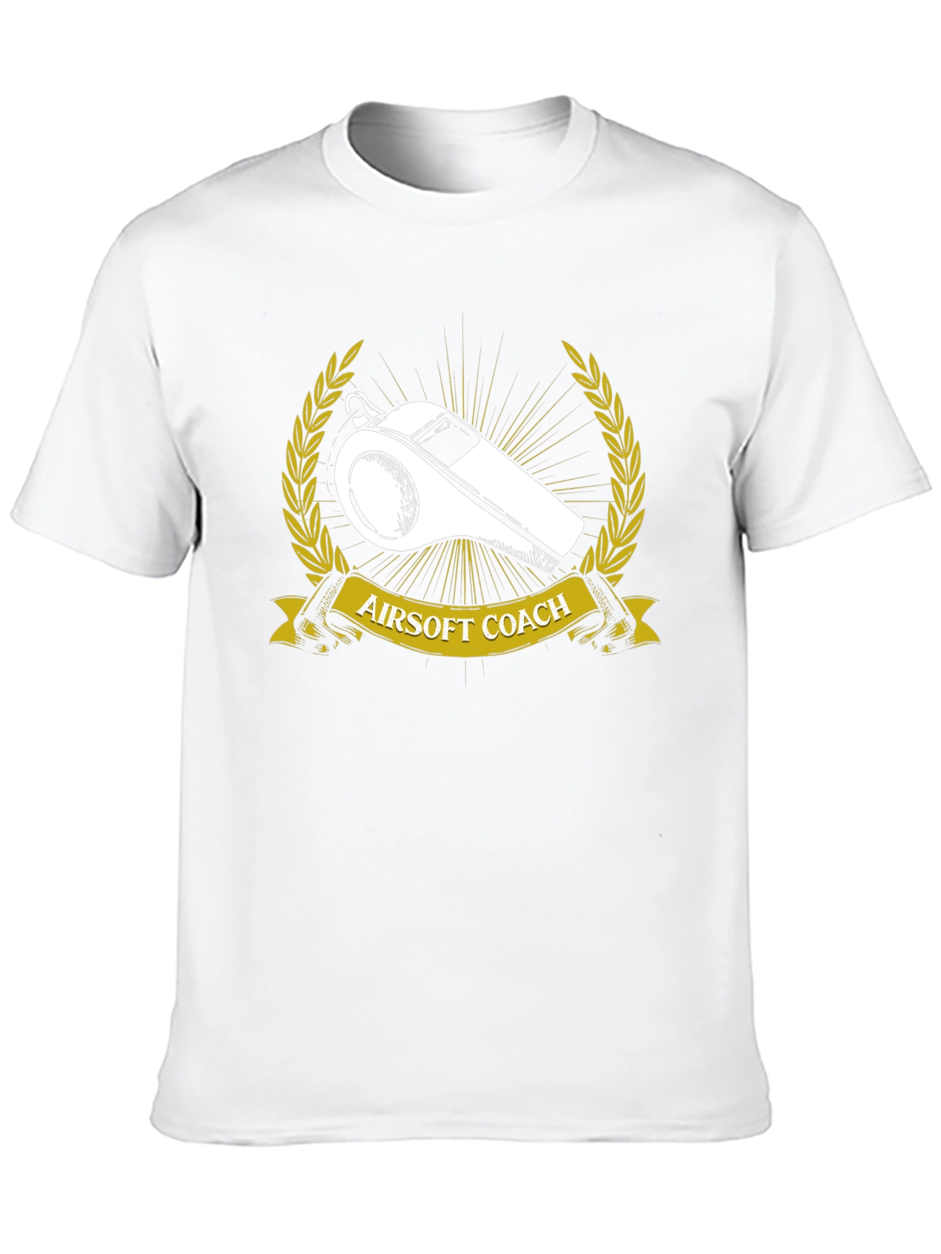Airsoft Coach T-Shirt - Whistle Graphic Tee