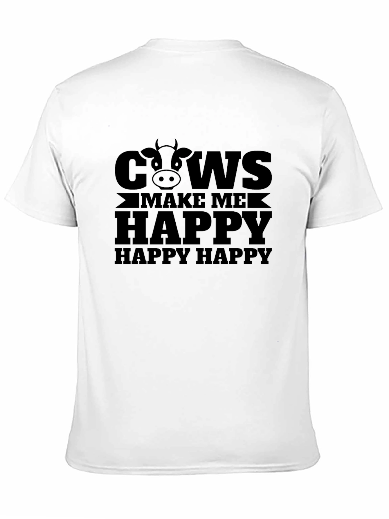 Cows Make Me Happy Graphic Tee