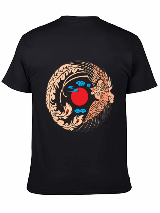 Phoenix Graphic Black T-Shirt