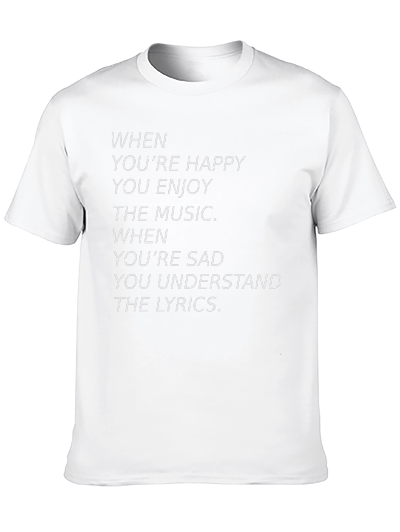 Lyric Lover T-Shirt: Understand the Music