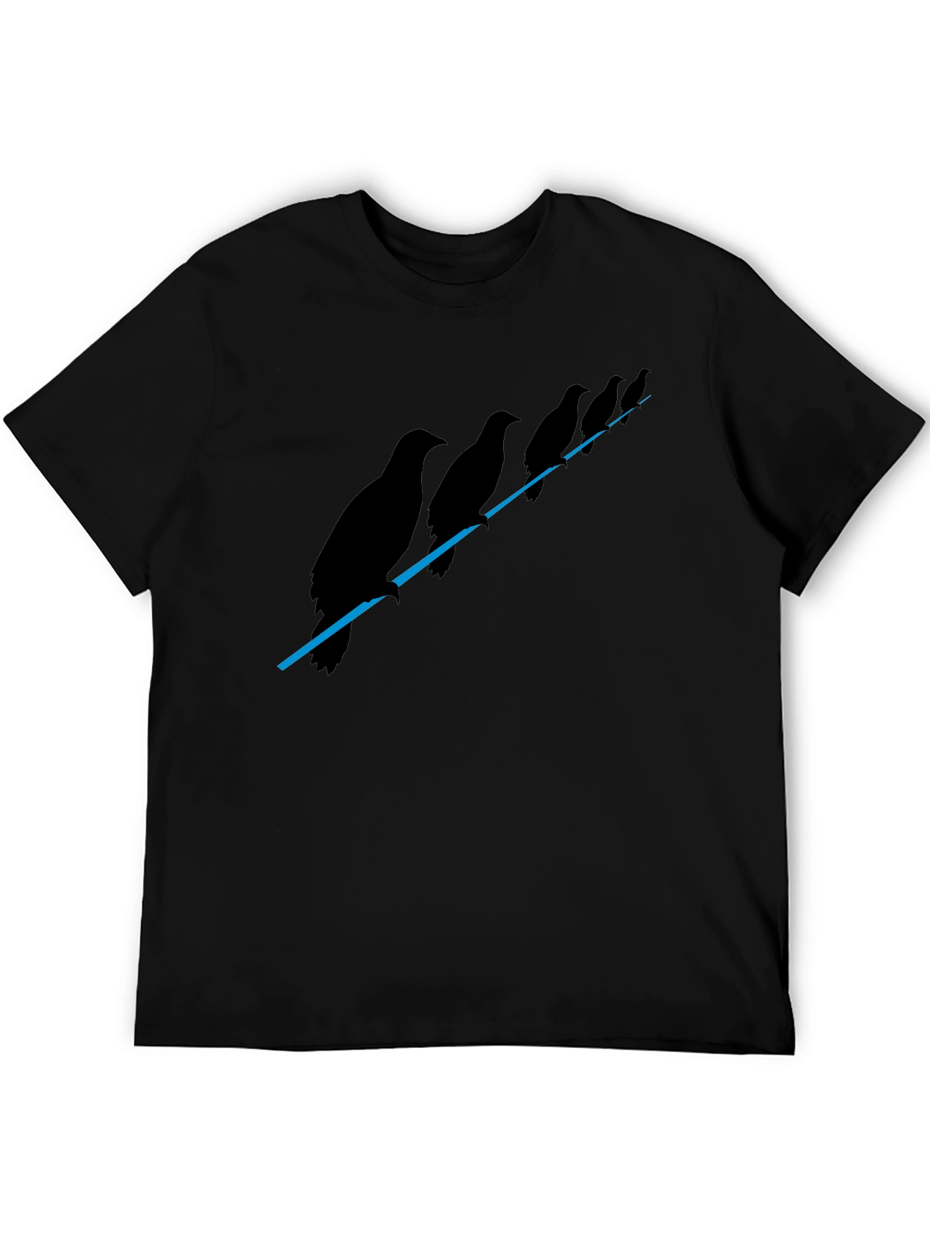 Birds on a Wire Graphic T-Shirt