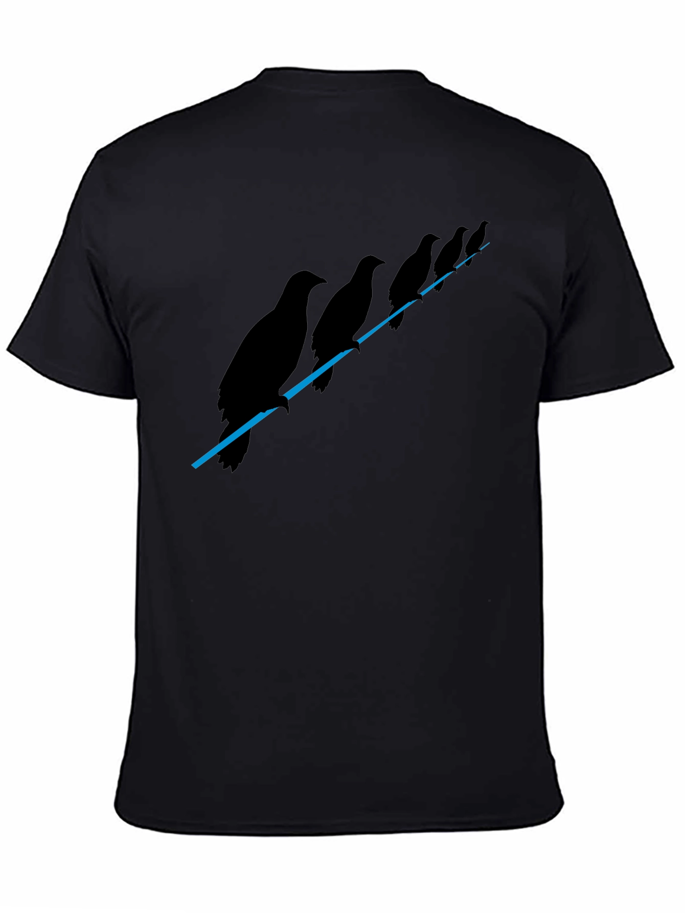 Birds on a Wire Graphic T-Shirt